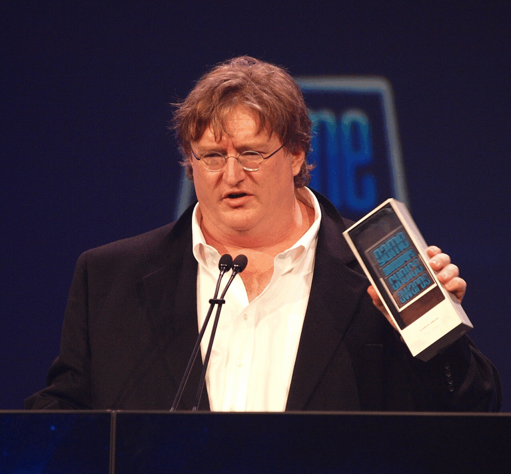 Newell při přebírání ceny Pioneer Award v roce 2010